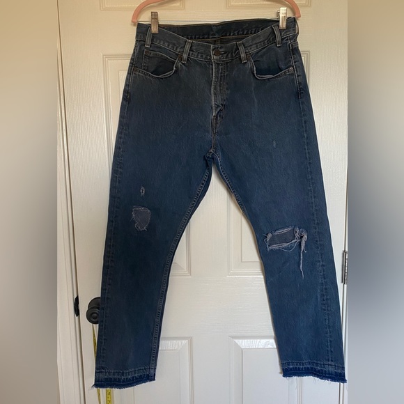 Levi’s 505 C Cropped Jeans - Picture 1 of 10